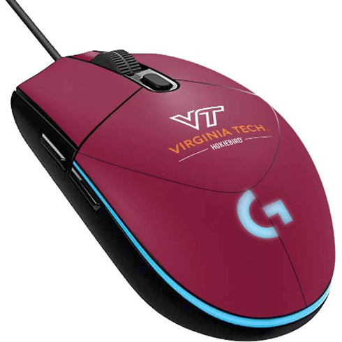 Virginia Tech University Hokiebird G203 Prodigy RGB Wired Gaming Mouse Skin